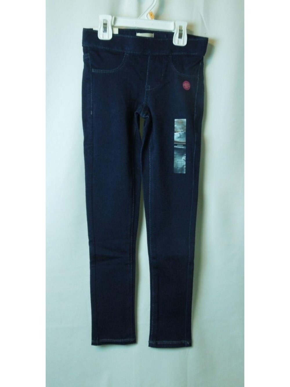 Girls SO Dark Wash Super Stretchy Knit Ultimate Jeggings Size 7